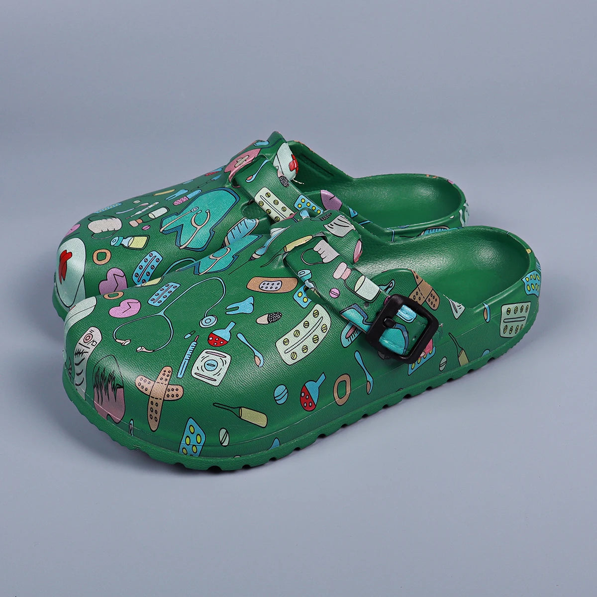 Women’s EVA Closed Toe Clogs Adjustable Buckle Non Slip Slippers