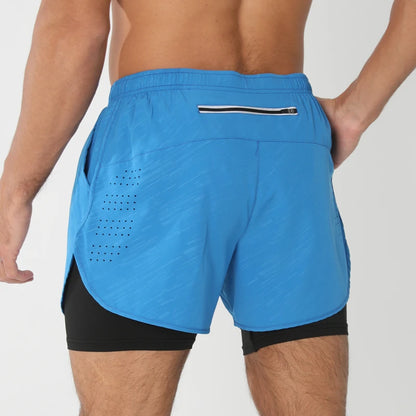 Men's Quick Dry 2 in 1 Running Shorts