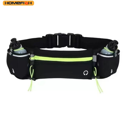 HOMEFISH Running Waist Pack with Phone and Water Bottle Pockets