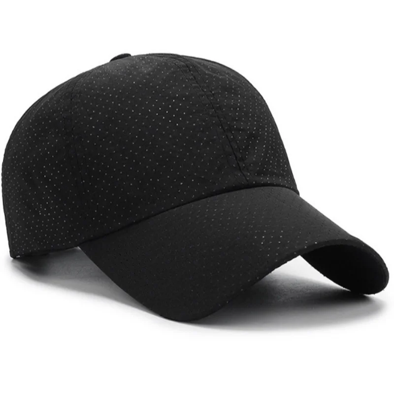 Breathable Mesh Solid Color Baseball Cap for Men & Women