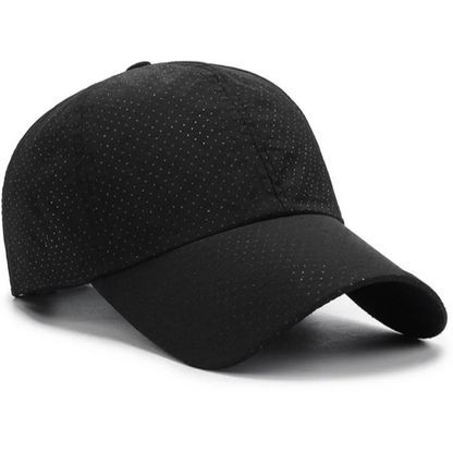 Breathable Mesh Solid Color Baseball Cap for Men & Women
