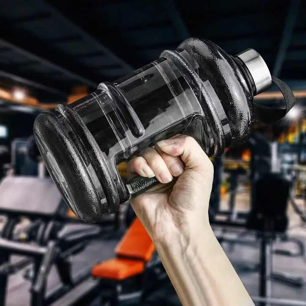 2L Large Capacity PETG Sports Water Bottle with Handle