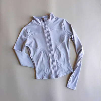Women's Quick Dry Zip Long Sleeve Fitness Jacket