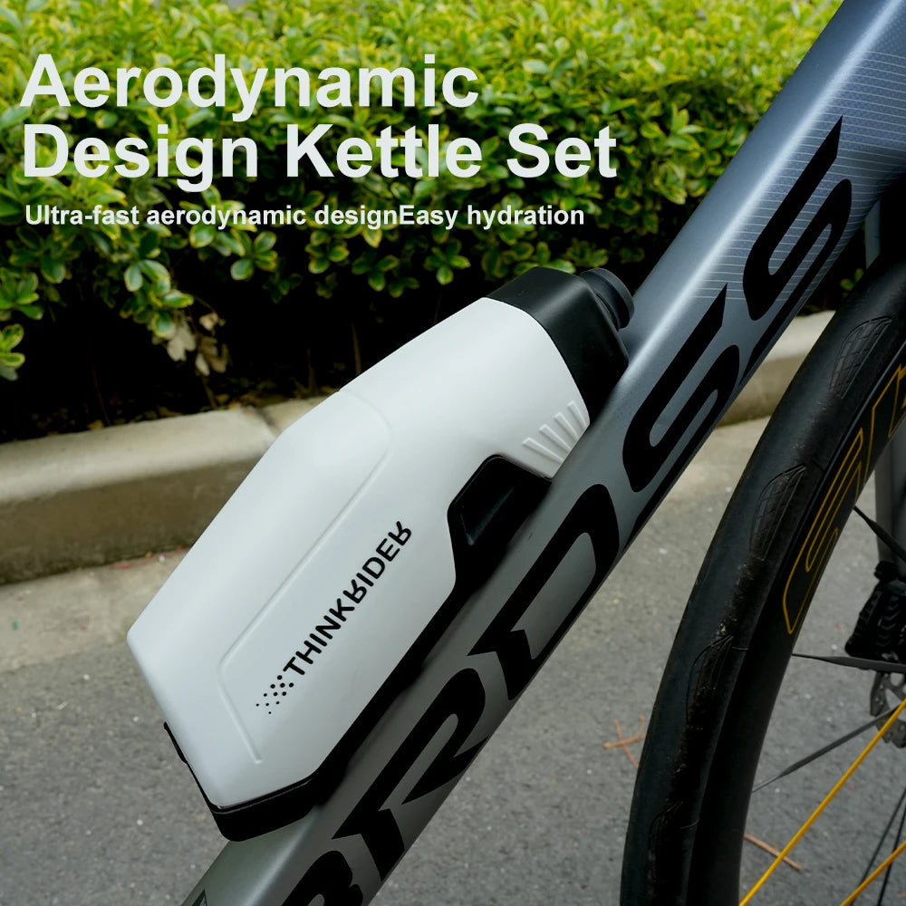 ThinkRider 650ml Aerodynamic Cycling Water Bottle with Bracket