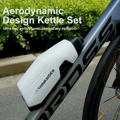 ThinkRider 650ml Aerodynamic Cycling Water Bottle with Bracket