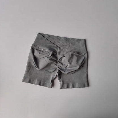 Women's High Waist V Shape Butt Lift Yoga Shorts