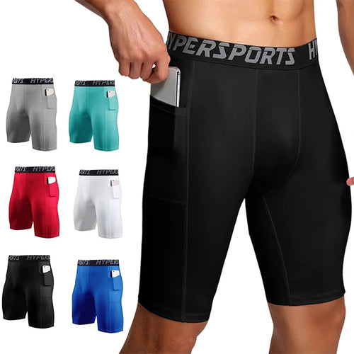 Men's Compression Training and Running Shorts