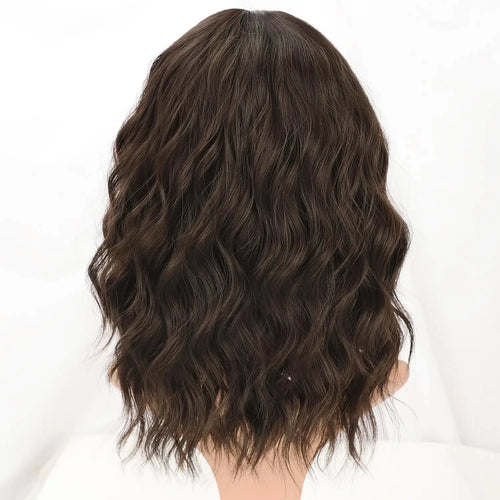 Women's Curly Synthetic Wig with Bangs