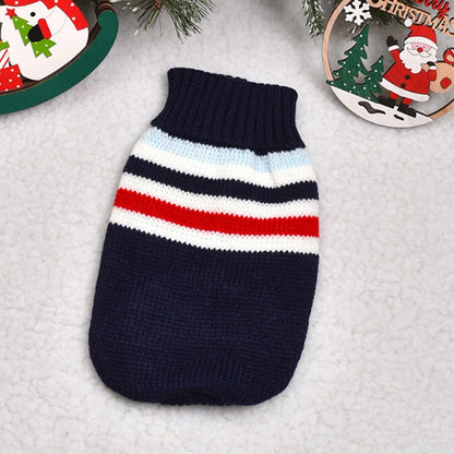 Cute Warm Cat Sweater Pullover for Winter Pet Clothing