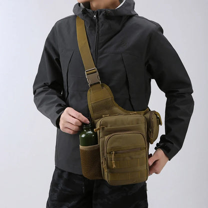Men's Tactical MOLLE Crossbody Waist Pack
