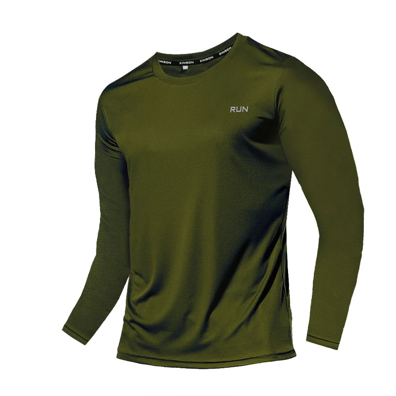 Men's Ice Silk Quick Dry Sun Protection Long Sleeve Shirt
