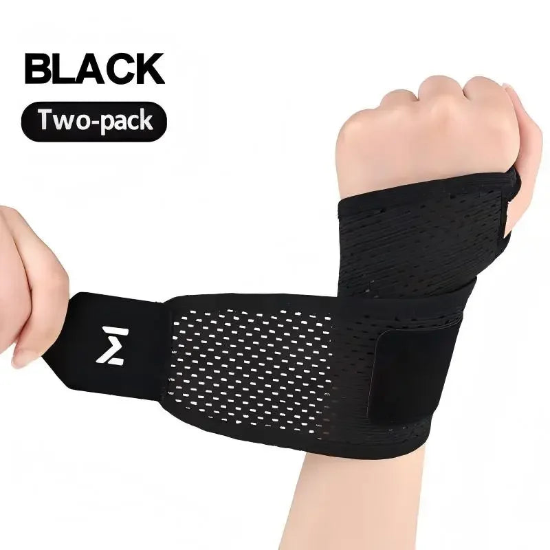 1 or 2 Pack Breathable Compression Wrist Support Brace
