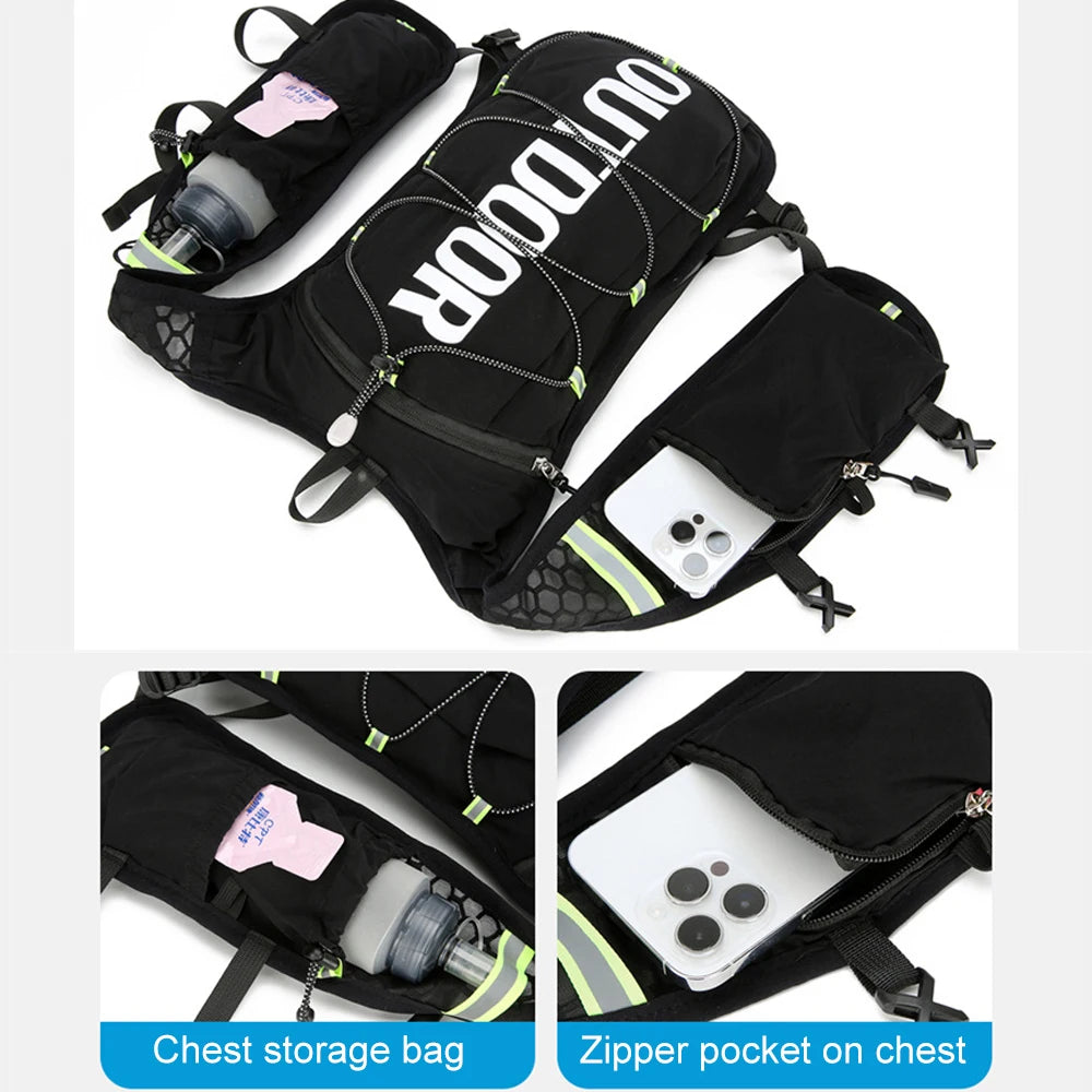 Unisex Lightweight Running Hydration Vest Backpack