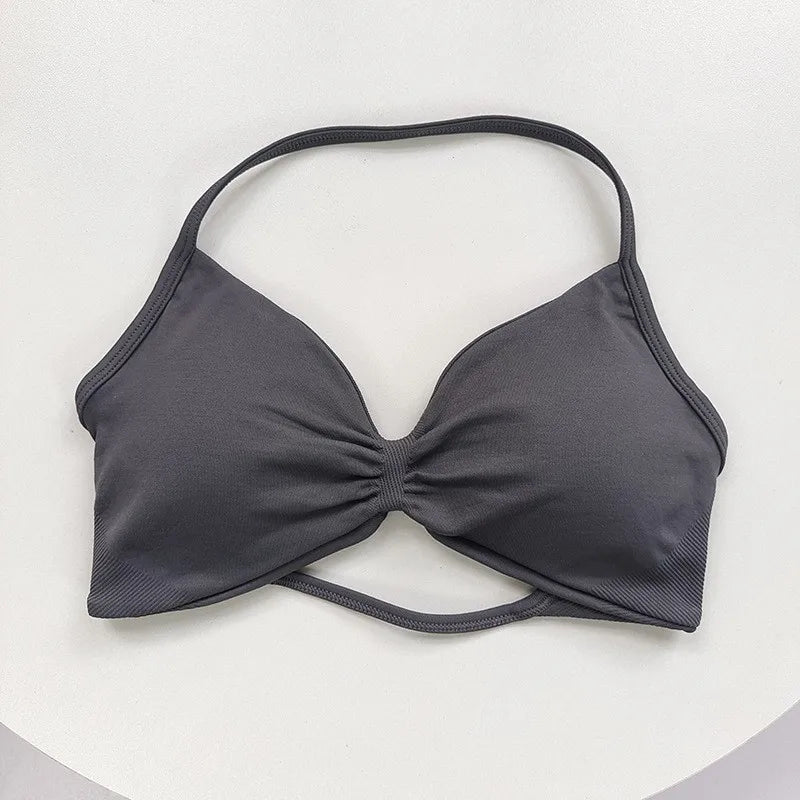 Women's High Support Lace Up Sports Bra