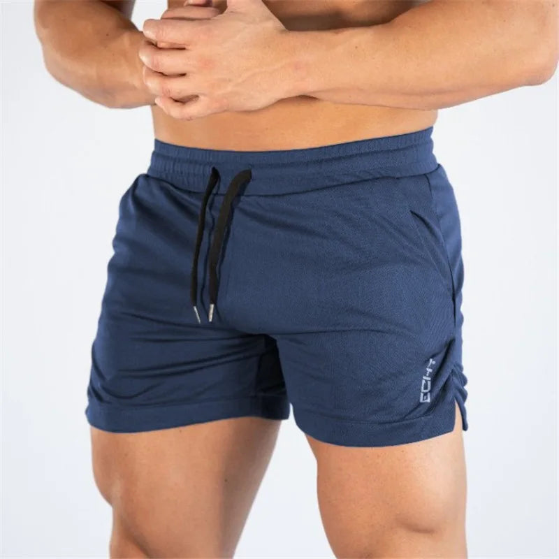Men's Breathable Mesh Fitness Running Shorts