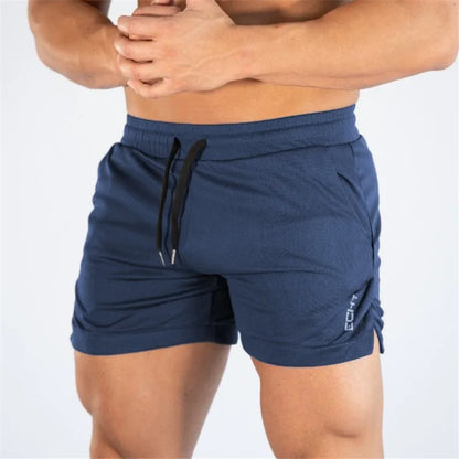 Men's Breathable Mesh Fitness Running Shorts