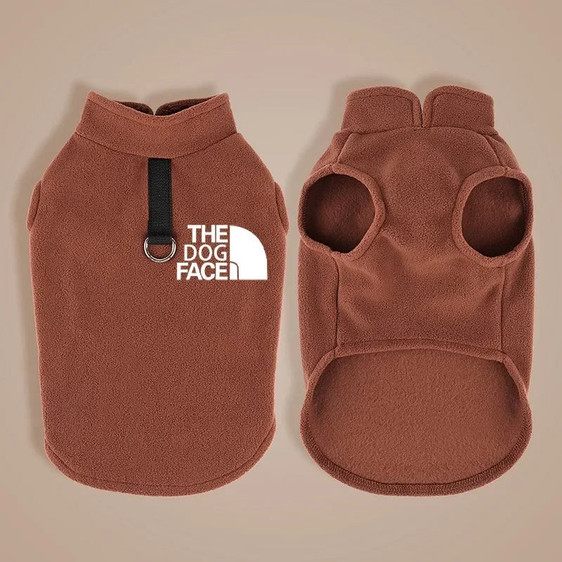 Warm Stretch Fleece Vest for Dogs Autumn Winter Pet Clothes