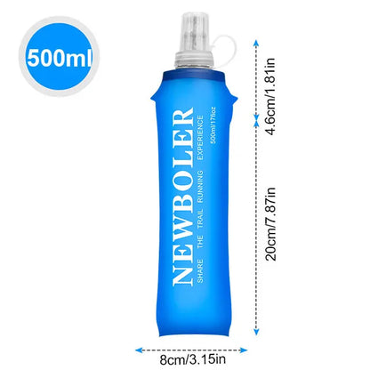 150ml to 750ml Collapsible Silicone Sports Water Bottle
