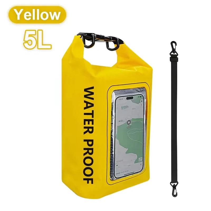 2L or 5L Waterproof Touch Screen Dry Bag