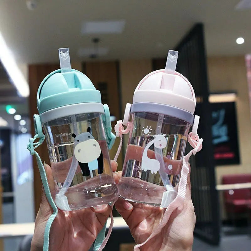 350ml Leak Proof Kids Sippy Cup with Gravity Ball Straw