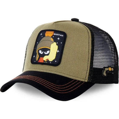 Unisex Anime Cartoon Snapback Trucker Baseball Cap