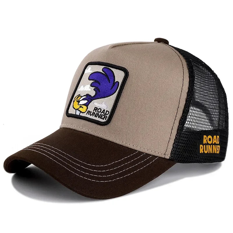 Unisex Anime Cartoon Snapback Trucker Baseball Cap