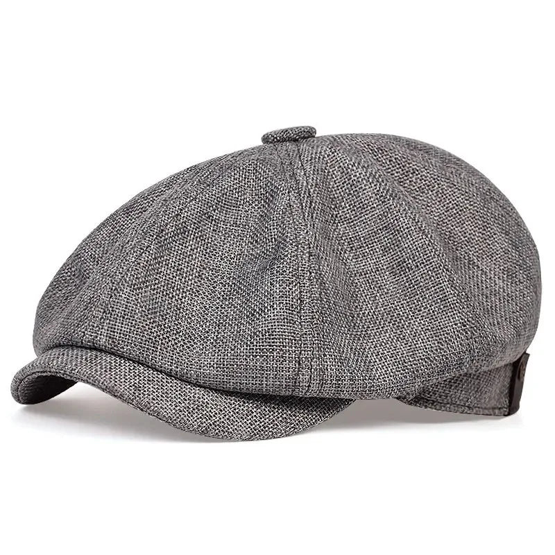 Men's Retro Casual Newsboy Beret Cap