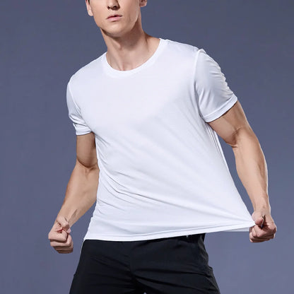 Men's Quick Dry Breathable Running Sports T Shirt