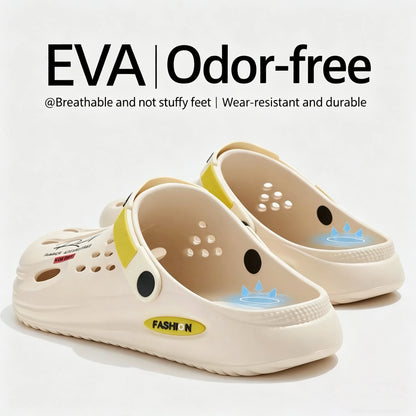 Men’s EVA Hole Mules Thick Sole Non Slip Summer Slides