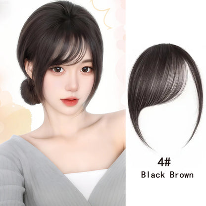 Women's Short Slanted Bangs Clip In Hair Extension