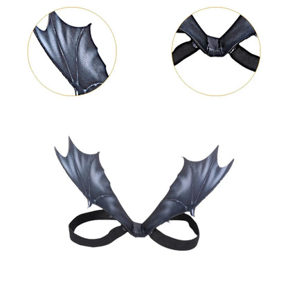 Adjustable Bat Wings Halloween Costume for Small to Large Dogs & Cats