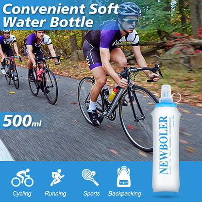 150ml to 750ml Collapsible Silicone Sports Water Bottle