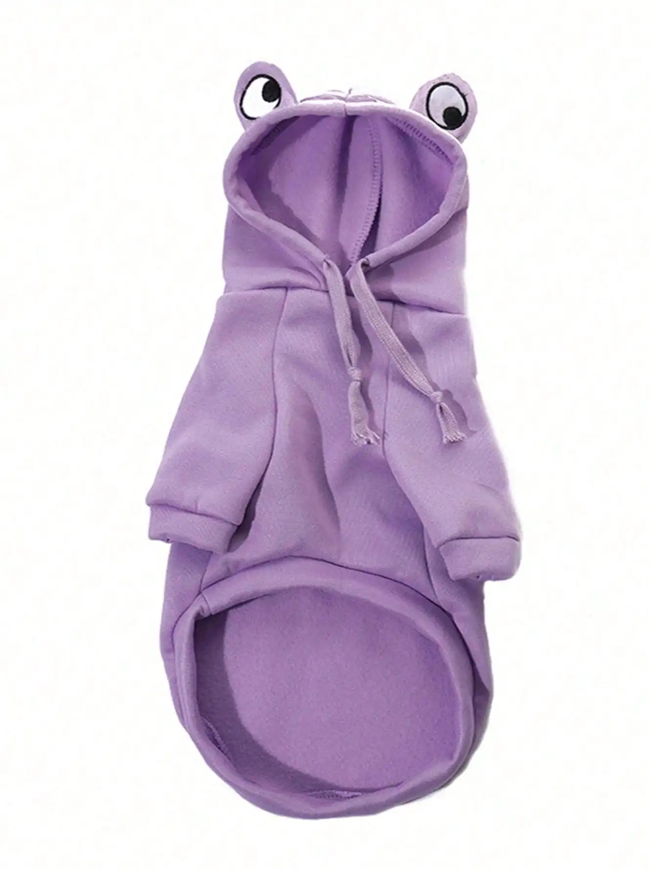 Cute Frog Dog Hoodie Sweater for Small & Medium Dogs Green Pet Clothes