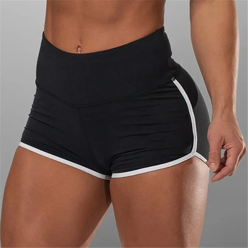 Women's Low Waist Stretchy Yoga Gym Shorts