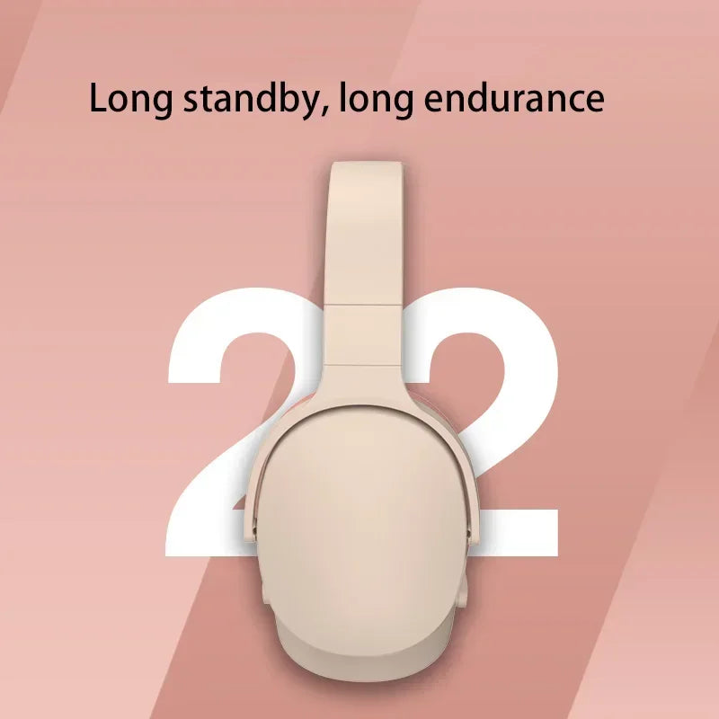 Bluetooth 5.3 Over Ear Wireless Headphones with Microphone
