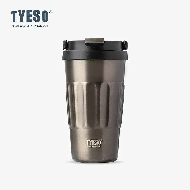 Tyeso 400ml or 500ml Stainless Steel Insulated Travel Mug