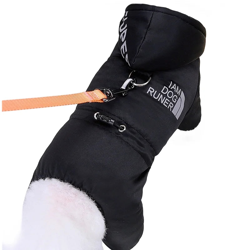 Thick Waterproof Winter Dog Jumpsuit Hoodie for Small Dogs
