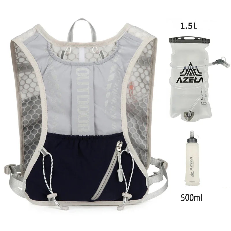 Reflective Running and Cycling Hydration Vest Backpack