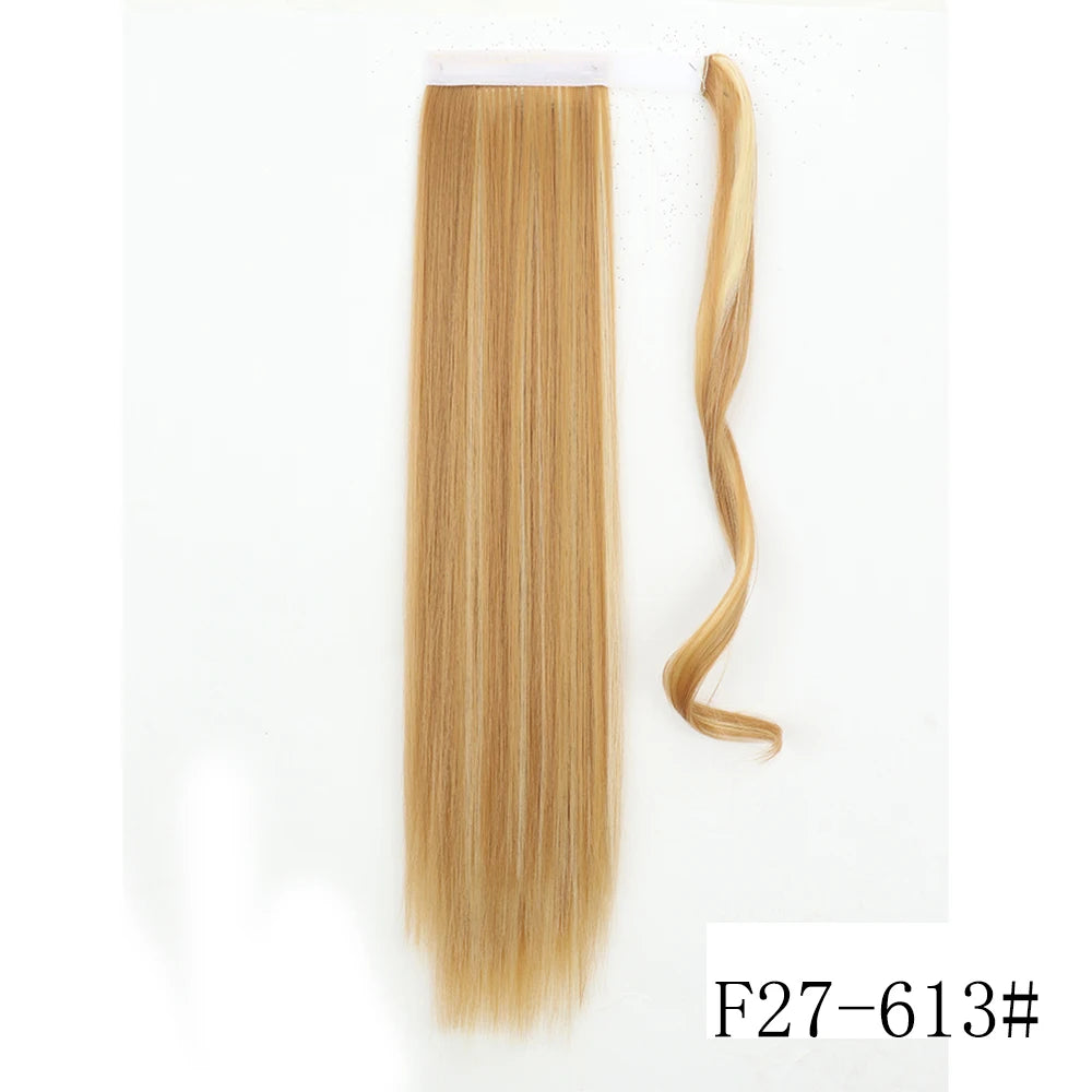 Long Straight Wrap Around Ponytail Hair Extension