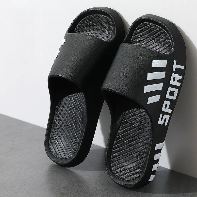 Men's Thick Sole Non Slip Summer Slide Sandals