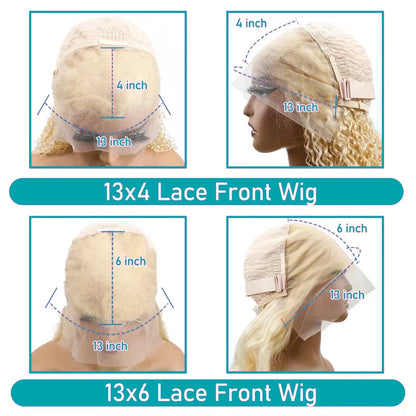 613 Blonde Body Wave 13x6 Lace Front Human Hair Wig