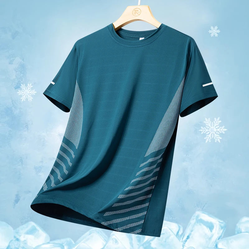 Men's Quick Dry Reflective Running T Shirt