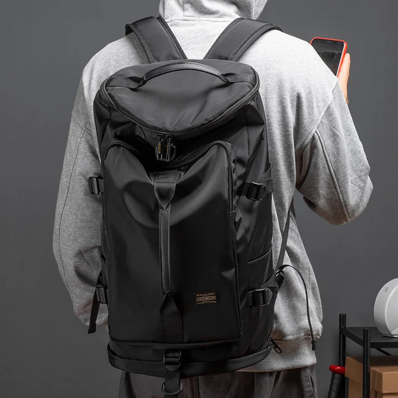 Men's Large Waterproof Travel Duffle Backpack XA380C
