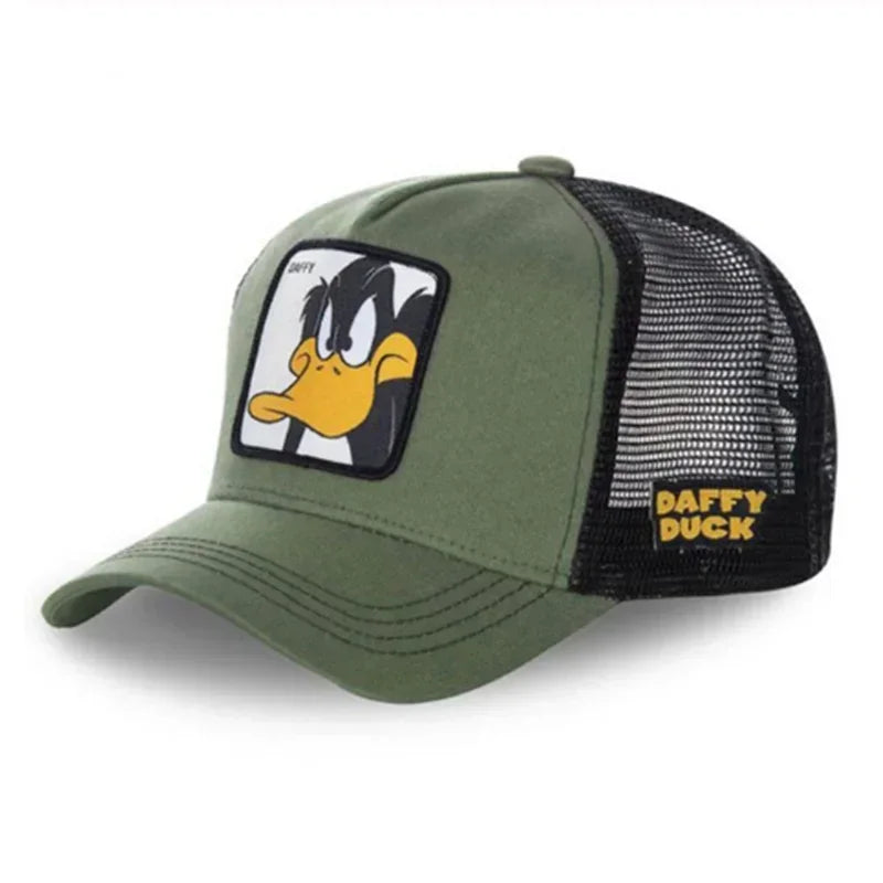 Unisex Anime Cartoon Snapback Trucker Baseball Cap