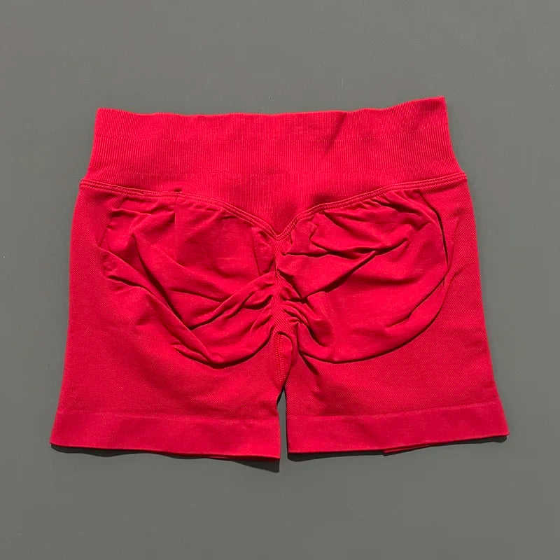 Women's Seamless Scrunch Butt Gym Biker Shorts