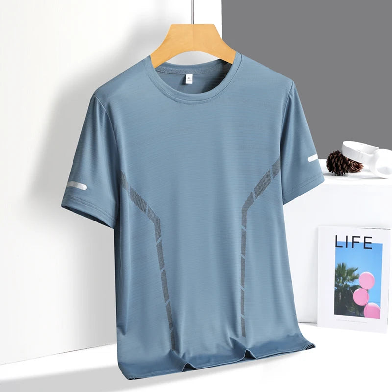 Men's Quick Dry Reflective Running T Shirt