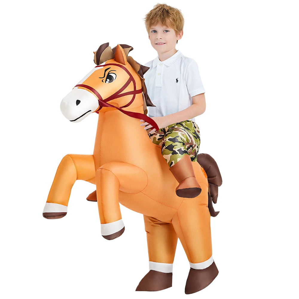 Kids Dinosaur Inflatable Costume for Halloween & Cosplay