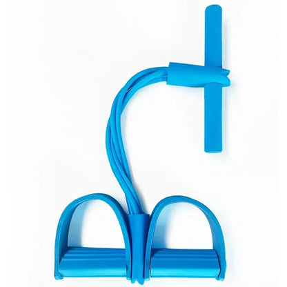 4 Tube Pedal Resistance Band for Full Body Training