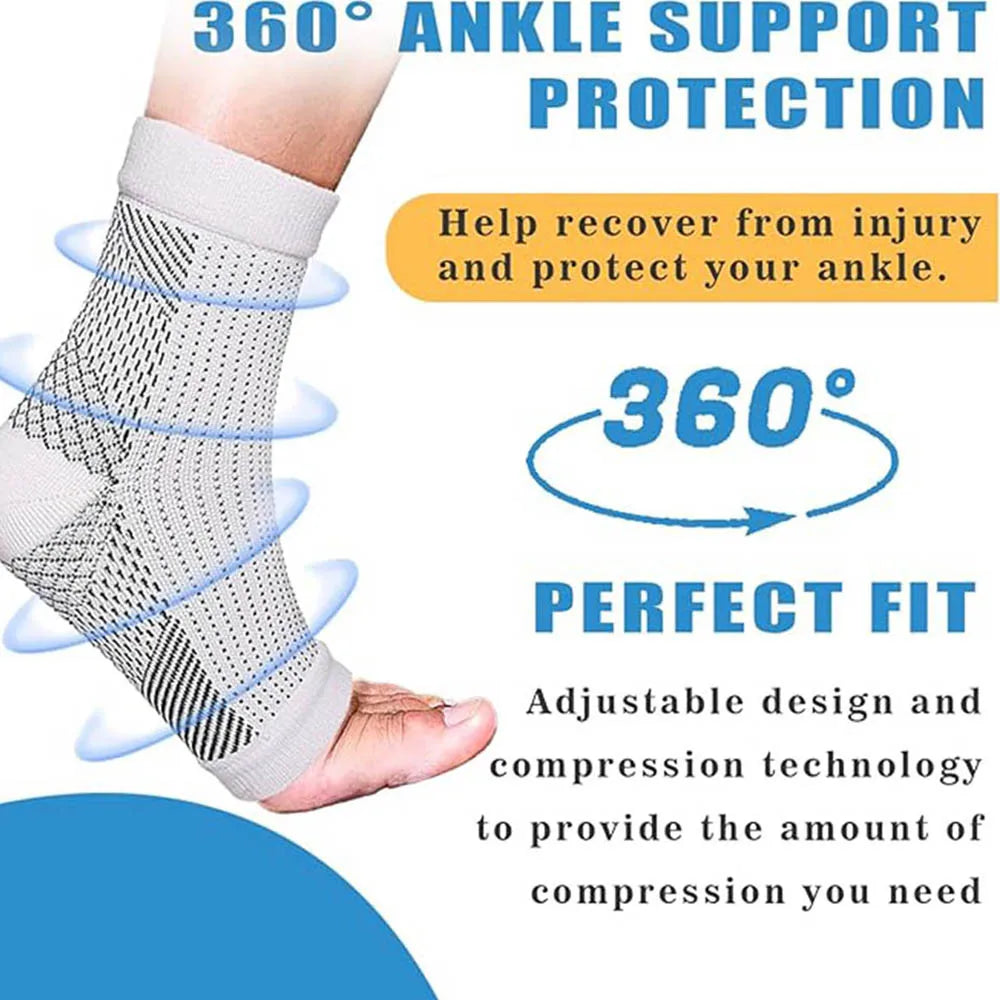 1 Pair Compression Ankle Support Socks