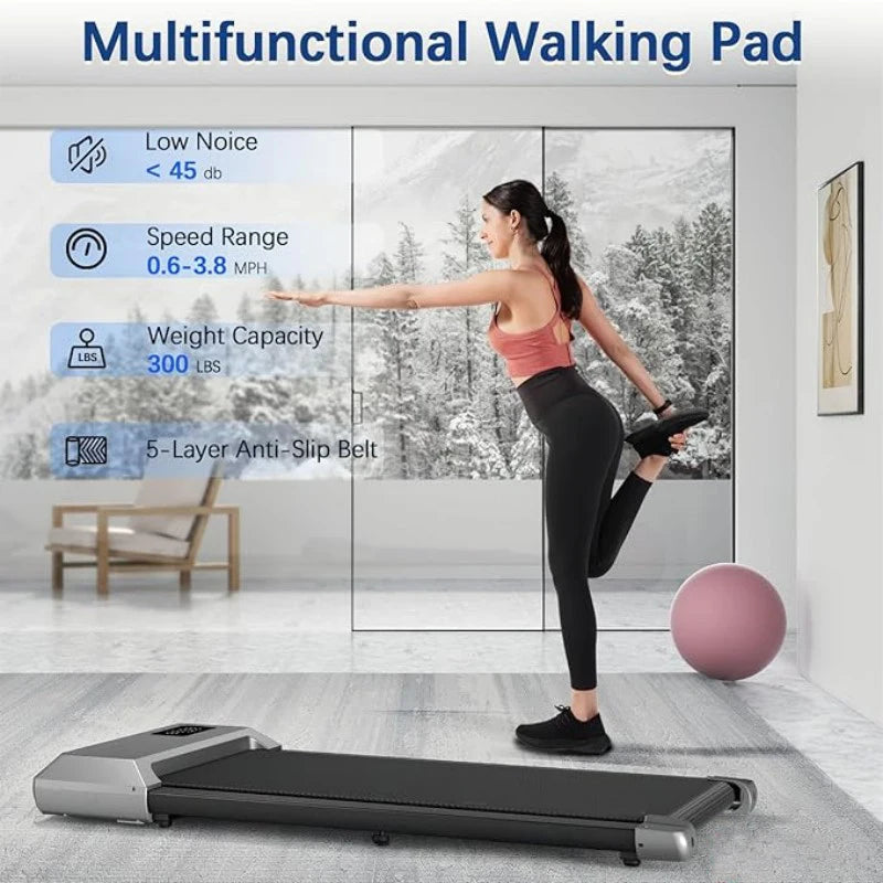 2 in 1 2.5HP Folding Treadmill and Walking Pad